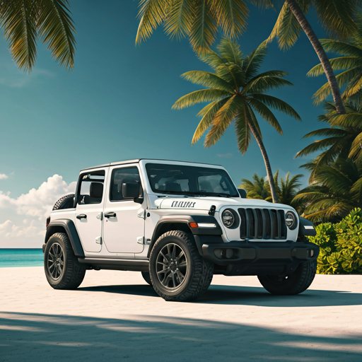 Electric Island Jeep
